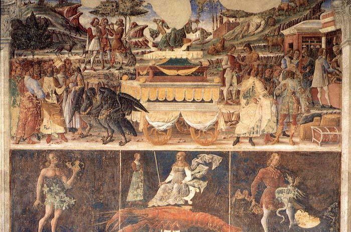 Cosimo Tura Triumph of Mercury oil painting image
